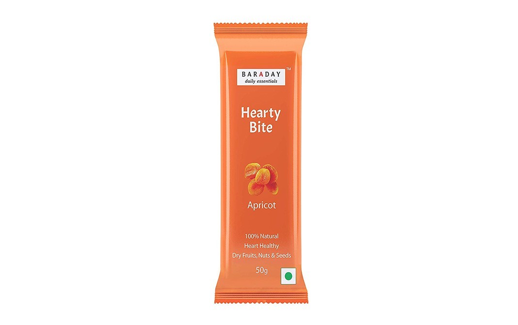 BarAday Hearty Bite Apricot    Pack  50 grams